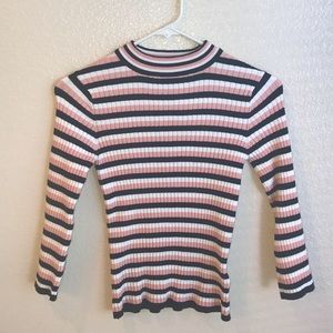 FOREVER 21 long sleeve striped top
